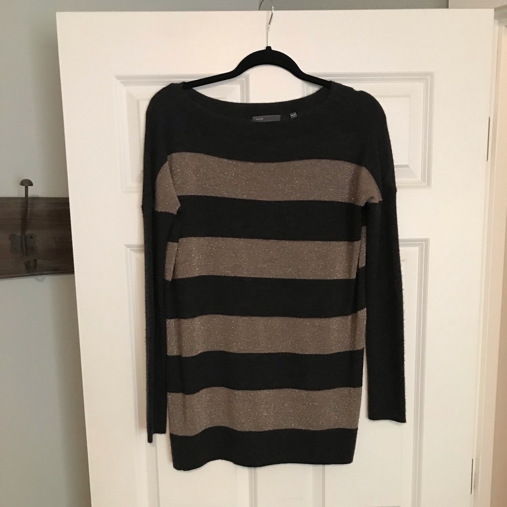 Vince striped cashmere sweater. Size L